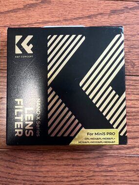 K&F Concept Nano-X DJI Mini 5 Pro ND/PL Filter Set 6 Pack | Open Box New